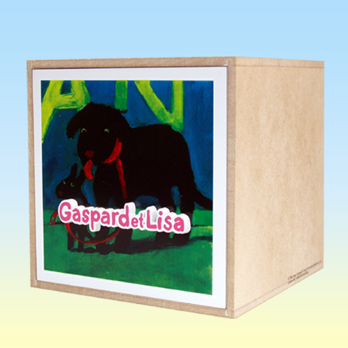 木製傢俱_Gaspard&Lisa木製CD收納盒-蹓狗