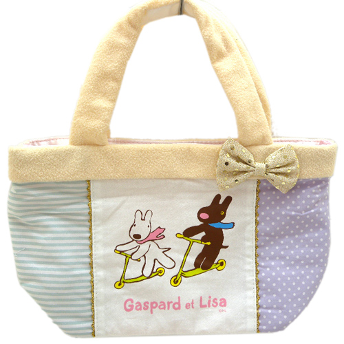 手提包袋_Gaspard et Lisa-便當袋-溜滑板車黃