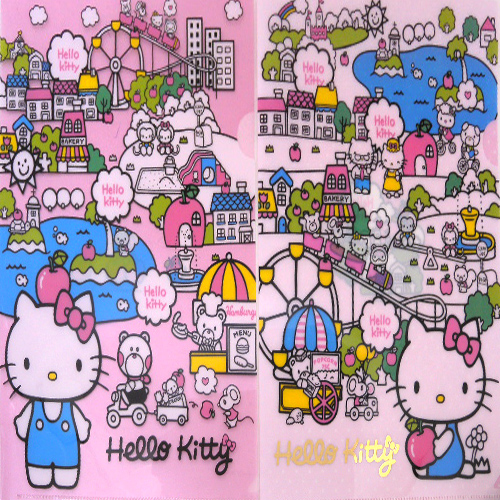 資料夾_Hello Kitty-2入資料夾-城市