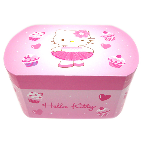 音樂鈴_Hello Kitty-音樂珠寶盒-禮服粉