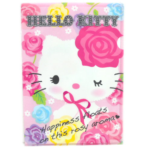 資料夾_Hello Kitty-2入資料夾-多彩玫瑰