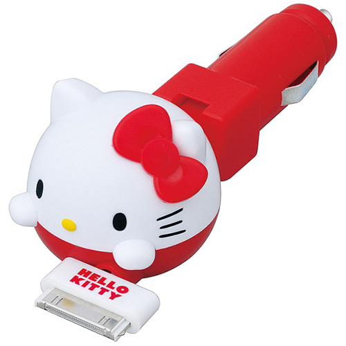 汽車百貨_Hello Kitty-IPHONE車用充電器