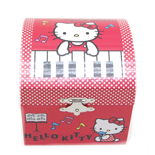 音樂鈴_Hello Kitty-旋轉音樂盒-鋼琴