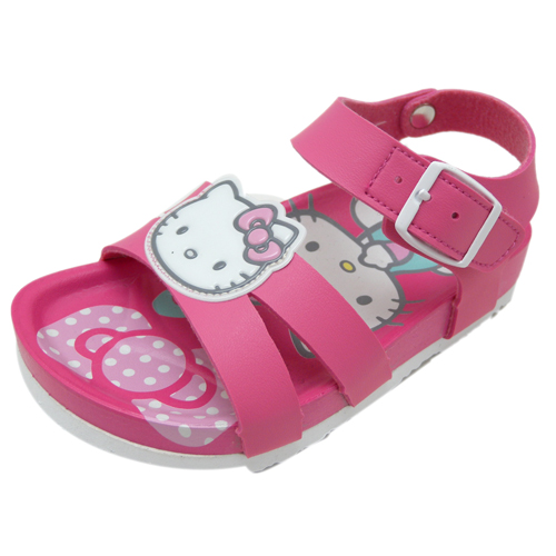 可愛童鞋_Hello Kitty-涼鞋812434-桃紅