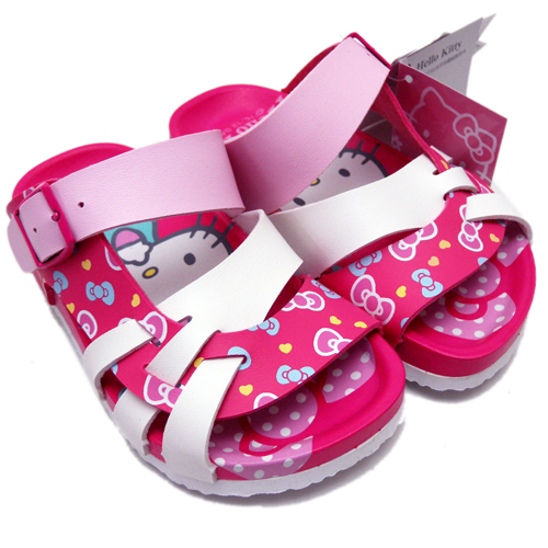 可愛童鞋_Hello Kitty-涼鞋812435-桃