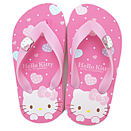 可愛童鞋_Hello Kitty-童拖鞋812429-桃紅