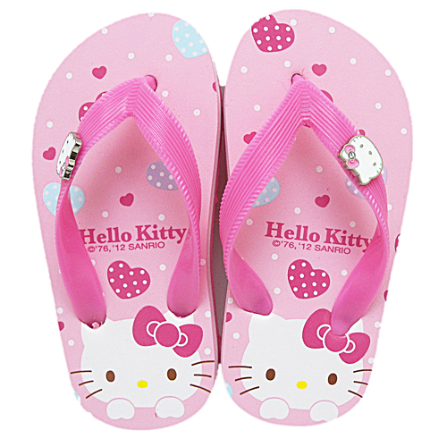 可愛童鞋_Hello Kitty-童拖鞋812429-粉