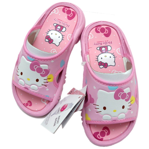 可愛童鞋_Hello Kitty-童拖鞋812427-粉