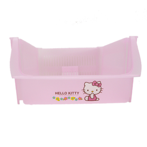 生活日用品_Hello Kitty-KT中格置物籃-小花