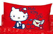 寢具_Hello Kitty-中枕-我的遊戲房紅