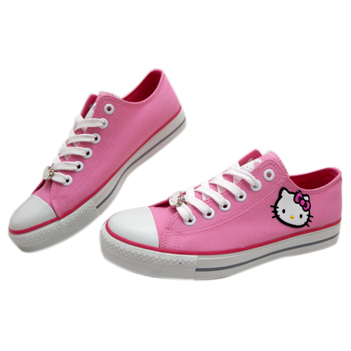 運動布鞋_Hello Kitty-帆布鞋910700-粉