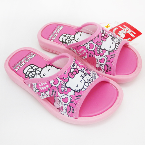 可愛童鞋_Hello Kitty-拖鞋814681桃紅16