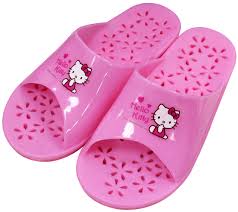 女鞋_Hello Kitty-浴室拖鞋-粉紅愛心26
