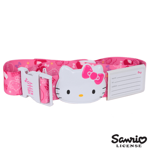 旅行箱_Hello Kitty-行李箱束帶-大臉