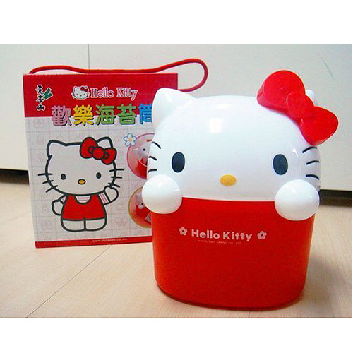糕點零食_Hello Kitty-造型盒裝海苔筒-紅
