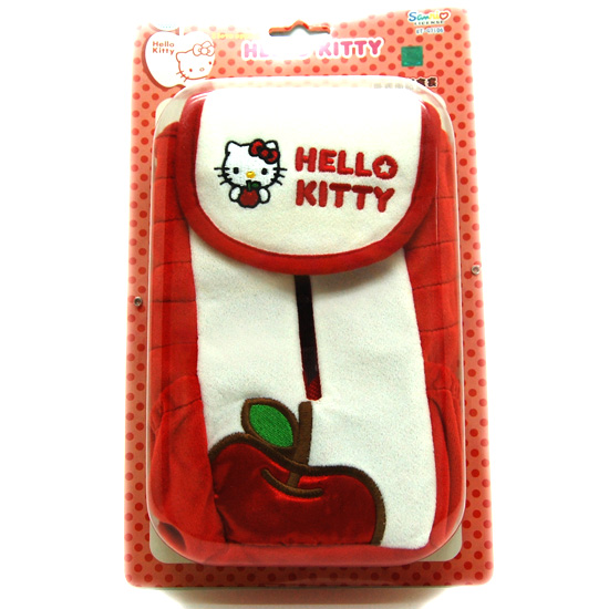 汽車百貨_Hello kitty-蘋果系列-掛式面紙盒