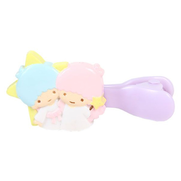 凱蒂貓Hello Kitty-雙子星KIKI&LALA_俏麗髮飾品_KIKI&LALA-髮夾-TS立偶紫