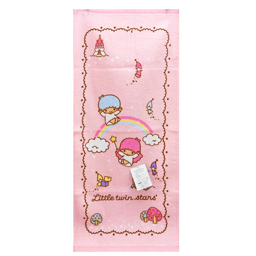 凱蒂貓Hello Kitty-雙子星KIKI&LALA_衛浴用品_雙子星-毛巾-雙星仙子與小精靈